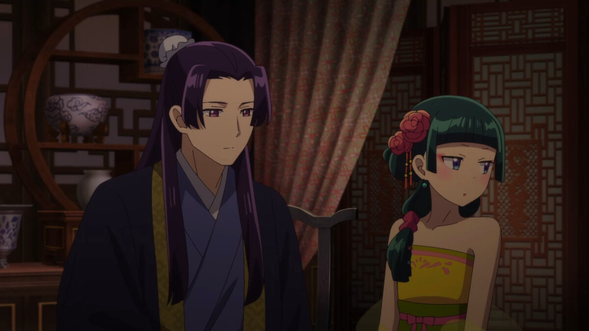 貓貓在青樓打工遇見壬氏。