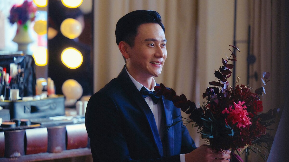 劉冠廷在《雙囍》中有許多精彩的得獎場發揮，首映時讓許多觀眾驚呼不已。