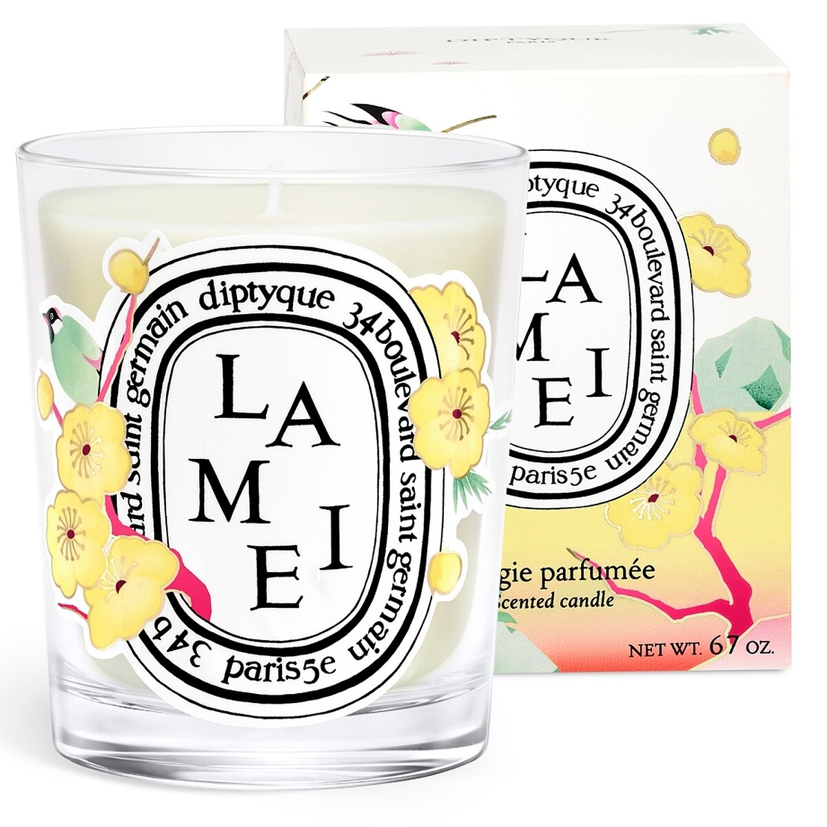 DIPTYQUE 2026春節限量香氛蠟燭&mdash;臘梅Lamei 190g，NT2,300