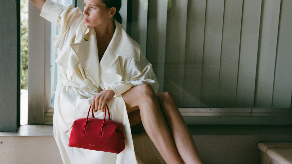 Small Stockholm Berry Red Suede