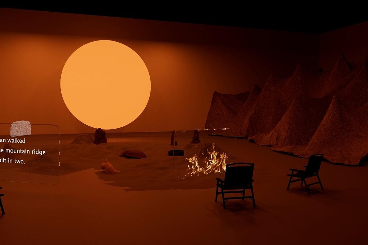 「冥王星在天蠍座」展覽示意圖。(新北市美術館提供)