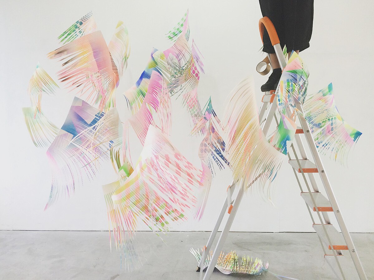 劉文瑄,〈塗畫小屋〉,2026。(新北市美術館提供)