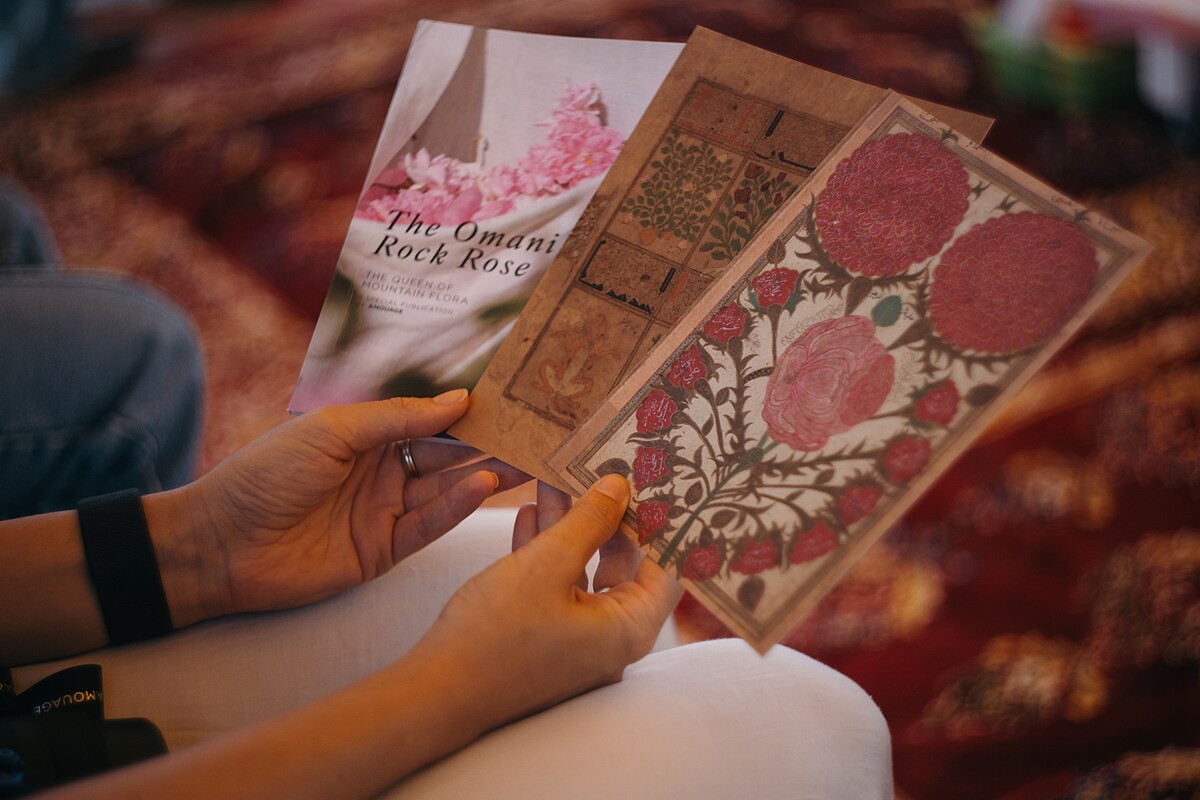 Valentina Bruccoleri 在阿曼舉行有關玫瑰與薔薇香水歷史的講座。&copy; Amouage