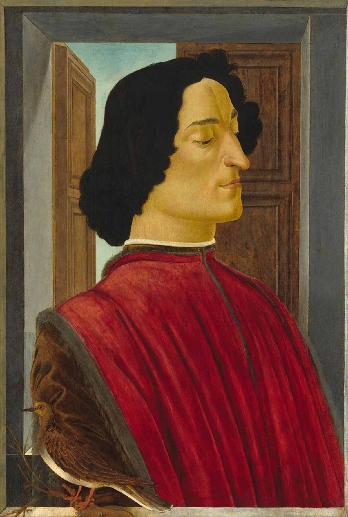 波堤切利（Sandro Botticelli）作品《Portrait of Giuliano de&rsquo; Medici》，1478/1480年。（National Gallery of Art, Washington, D.C.）