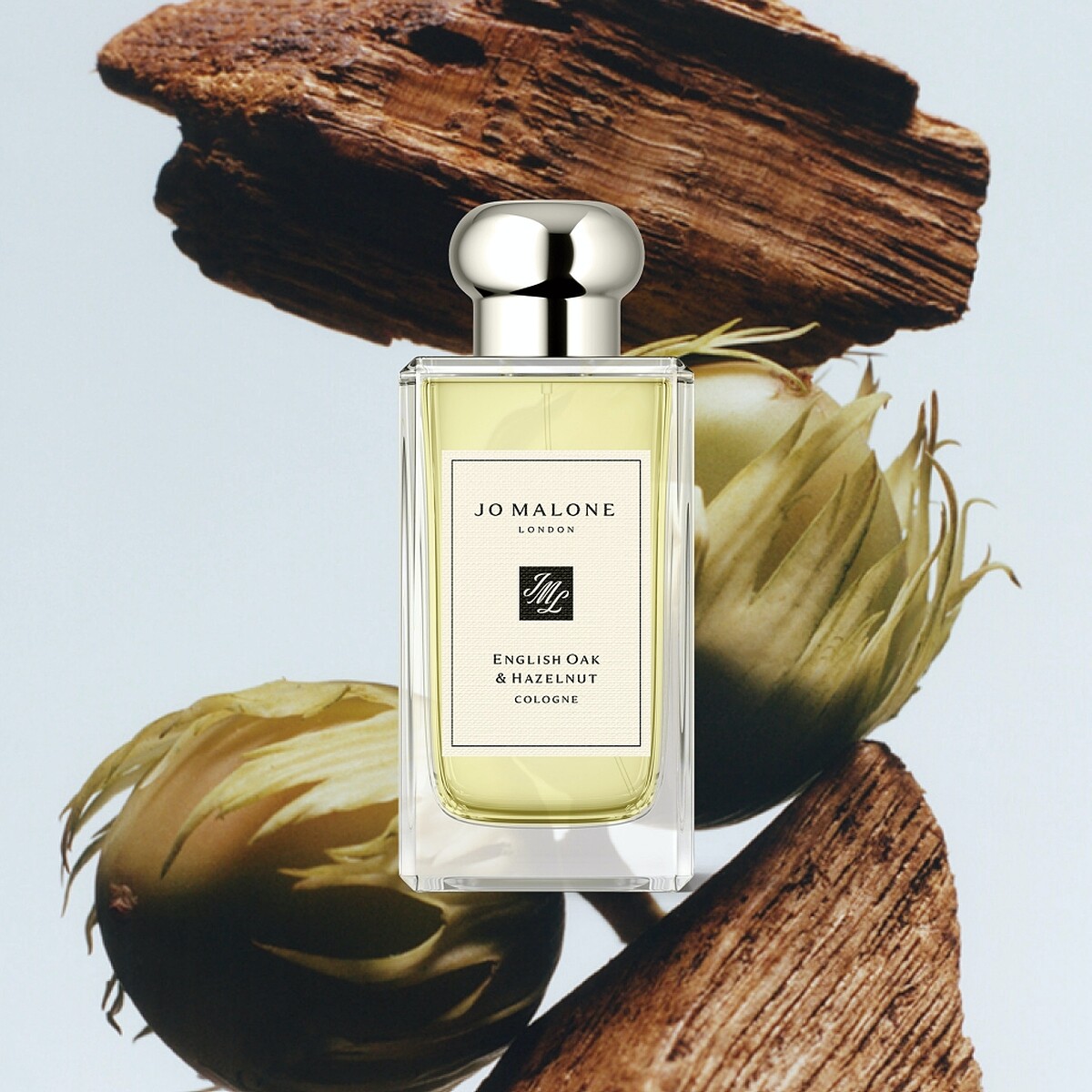 Jo Malone London英國橡樹與榛果香水30ml，NT2,950、50ml，NT4,200、100ml，NT5,850