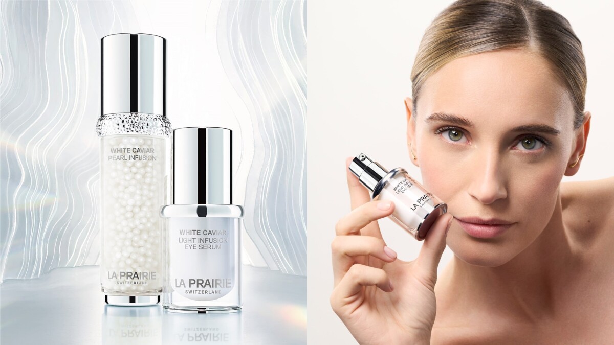 高達60倍美白！全新時空亮眼精華15分鐘破解眼周三大暗沉！LA PRAIRIE 鑽白魚子系列以「提安明多」引領亮顏新巔峰。
