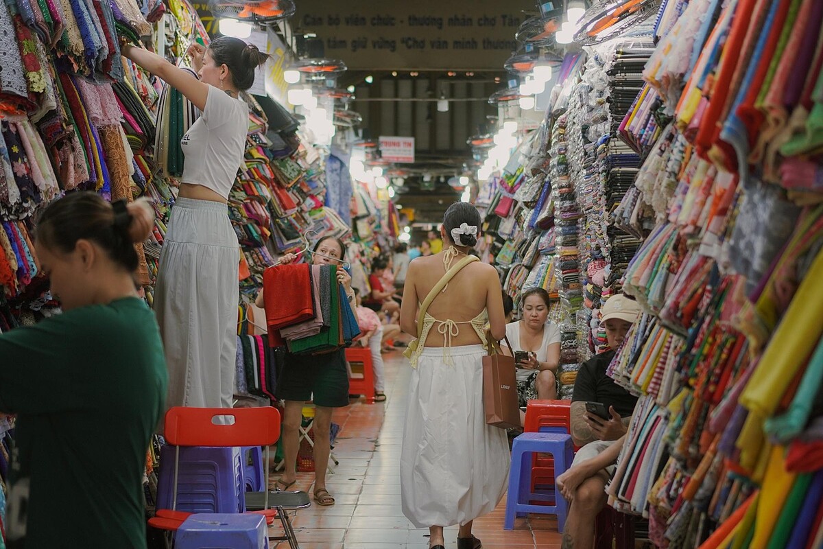 濱城市場也是越式的體驗,記得一定要殺價!