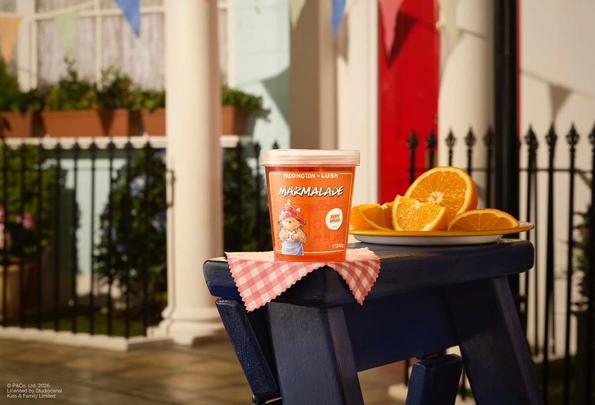 Paddington&trade; x LUSH橘子果醬沐浴霜 95g，NT550、225g，NT1,100