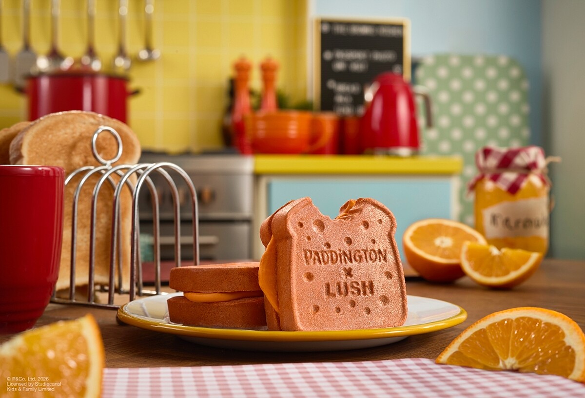 Paddington&trade; x LUSH橘子果醬三明治泡泡浴芭，NT550