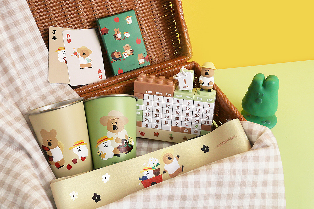 愛康攜手超人氣DINOTAENG推出全新野餐系周邊。