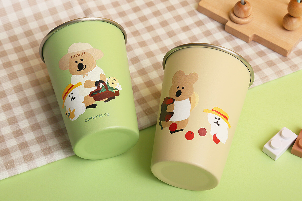 DINOTAENG不鏽鋼杯。