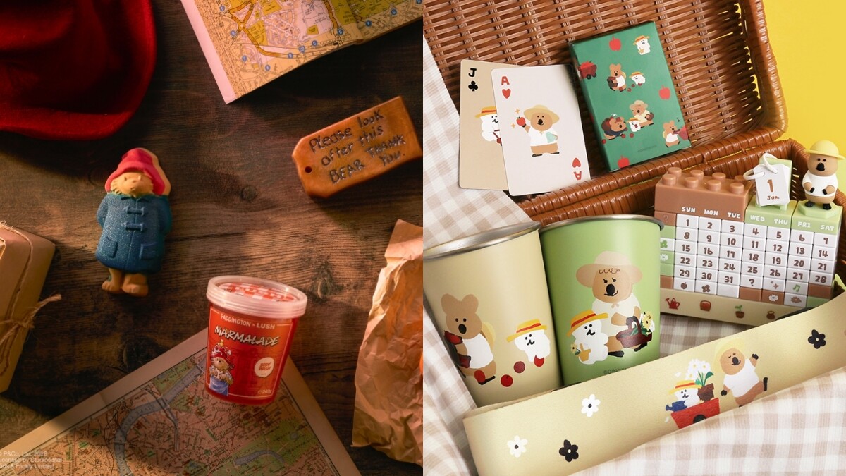 2026春季美妝聯名盤點！LUSH X柏靈頓熊療癒登場、愛康攜手DINOTAENG打造可愛日常