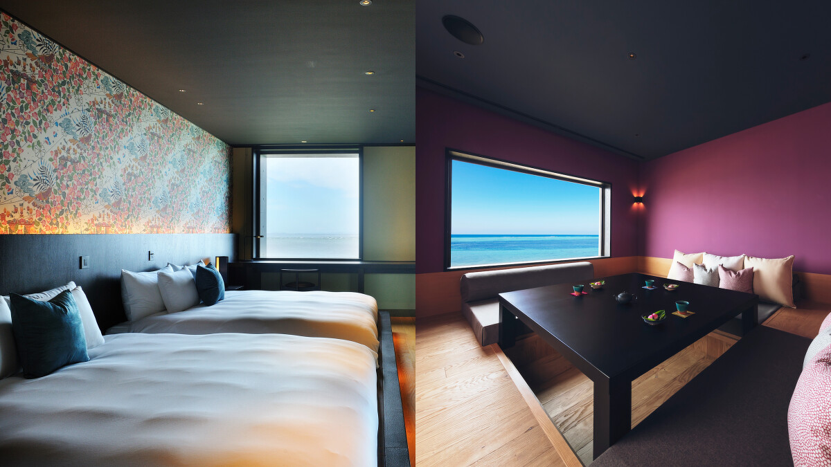 Fushi（海景豪華套房）臥室及客廳