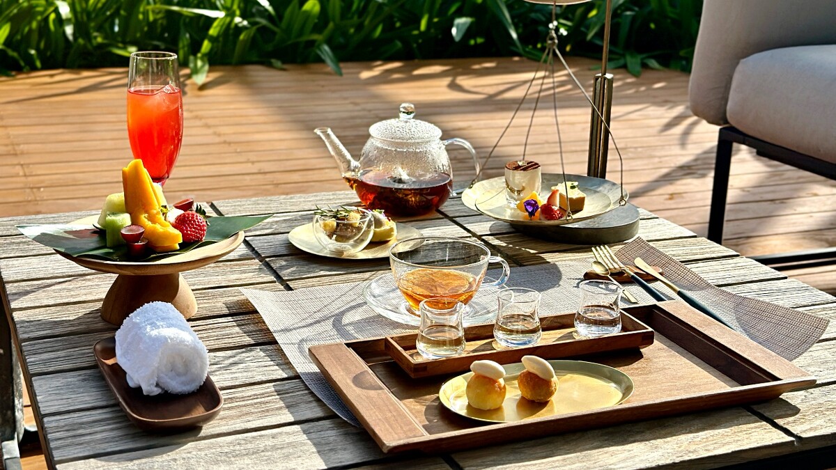 以「琥珀香氣」為主題的期間限定下午茶