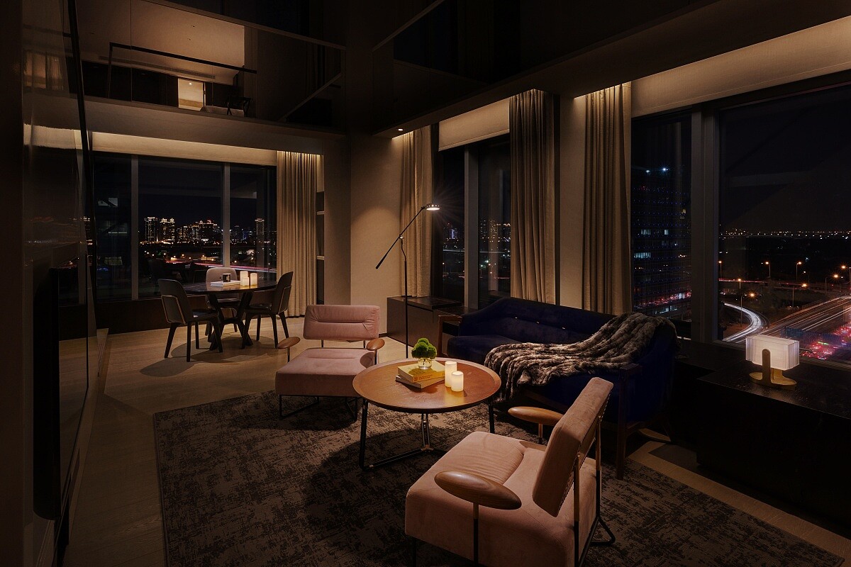 酒店最具代表性的「樓中樓大床套房」。