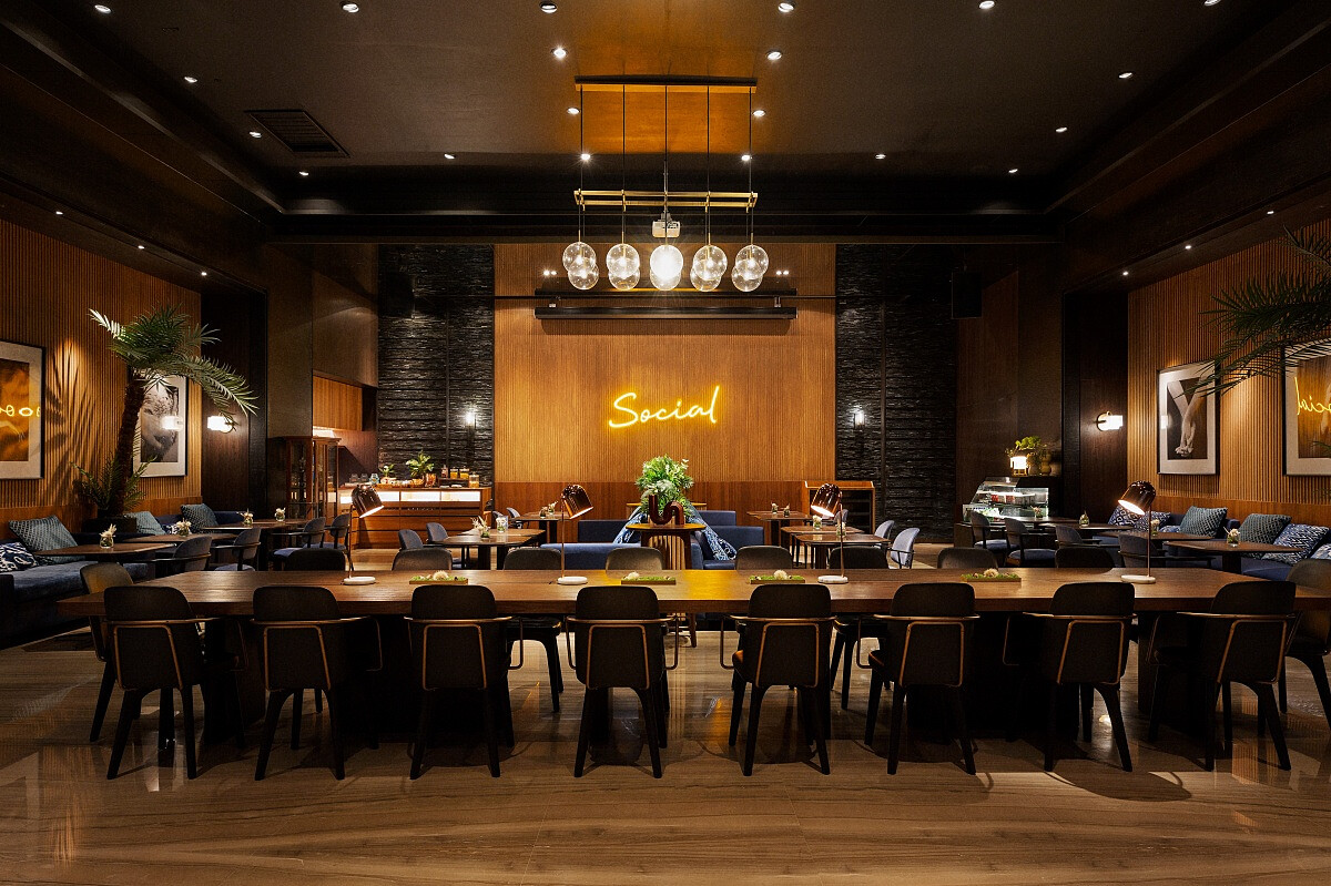 「SOCIAL」是具備行政酒廊功能的共享社交空間 。