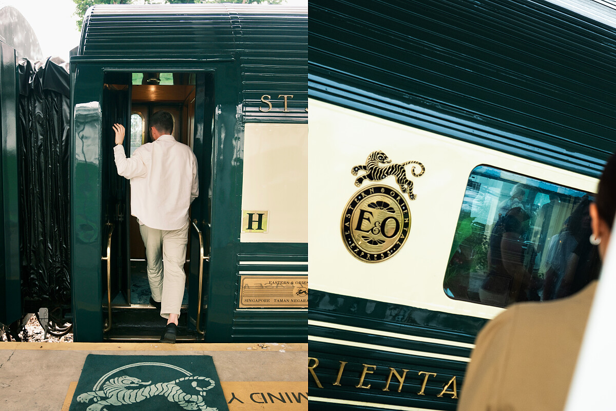 深綠與奶油色相間的車廂，有著舊時代經典雋永的美好。