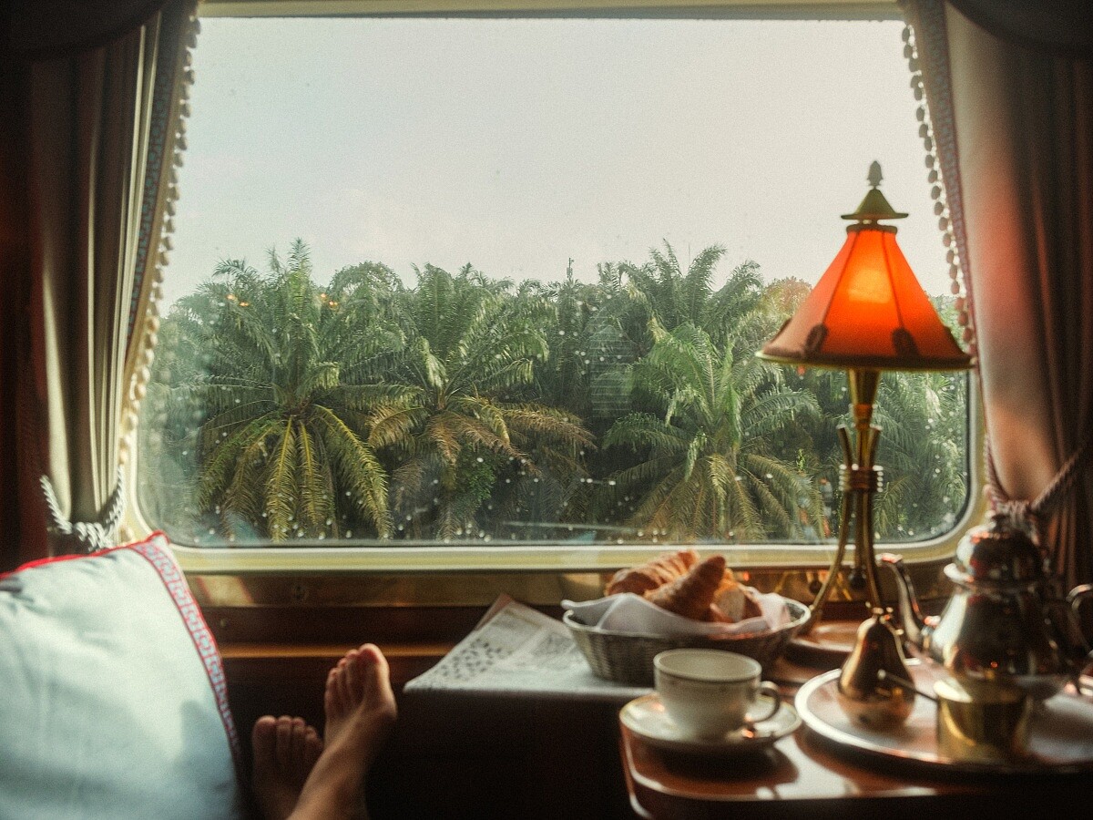 可在座艙內愜意的享用早餐。