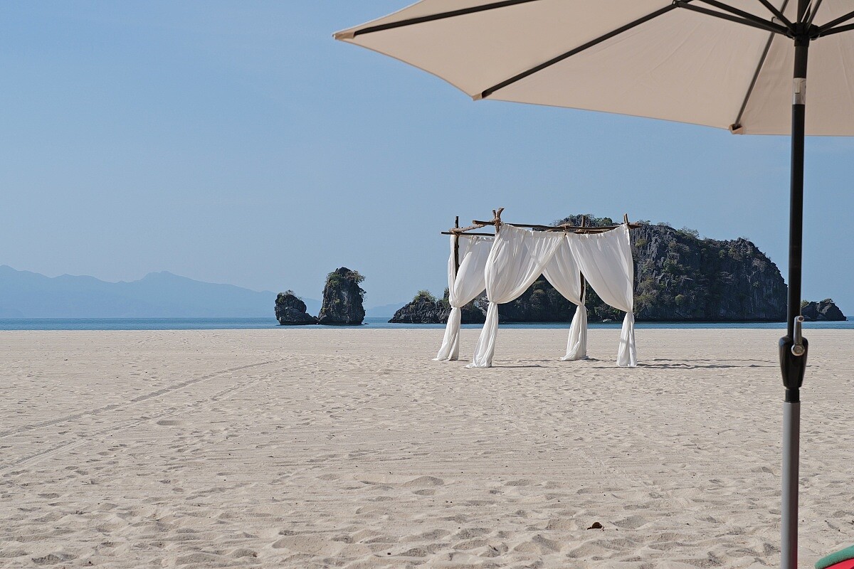 蘭卡威（Langkawi）靜謐的海灘。