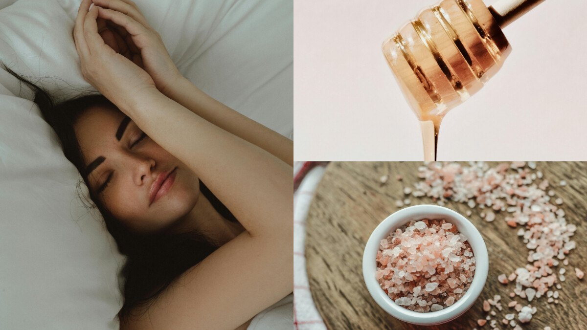 神經醫學博士認證：睡前舌下含「蜂蜜+海鹽」能一覺到天亮，醒來氣色好到發亮！調配比例、單次食用量一次看懂