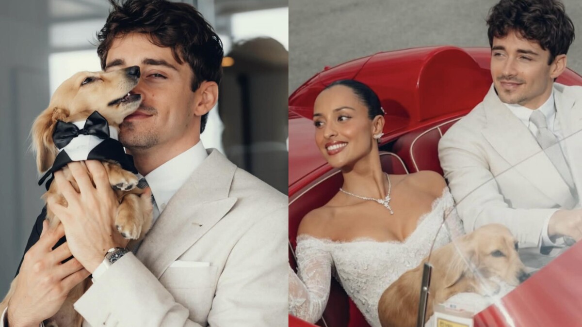 F1法拉利男神Charles Leclerc結婚了！婚禮造型腕錶、珠寶選這些品牌