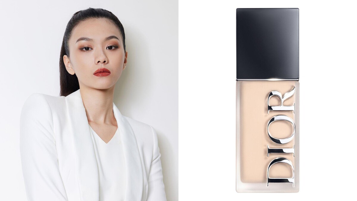 DIOR新一季話題明星產品，「迪奧超完美持久粉底液」打造氣勢女團妝容。