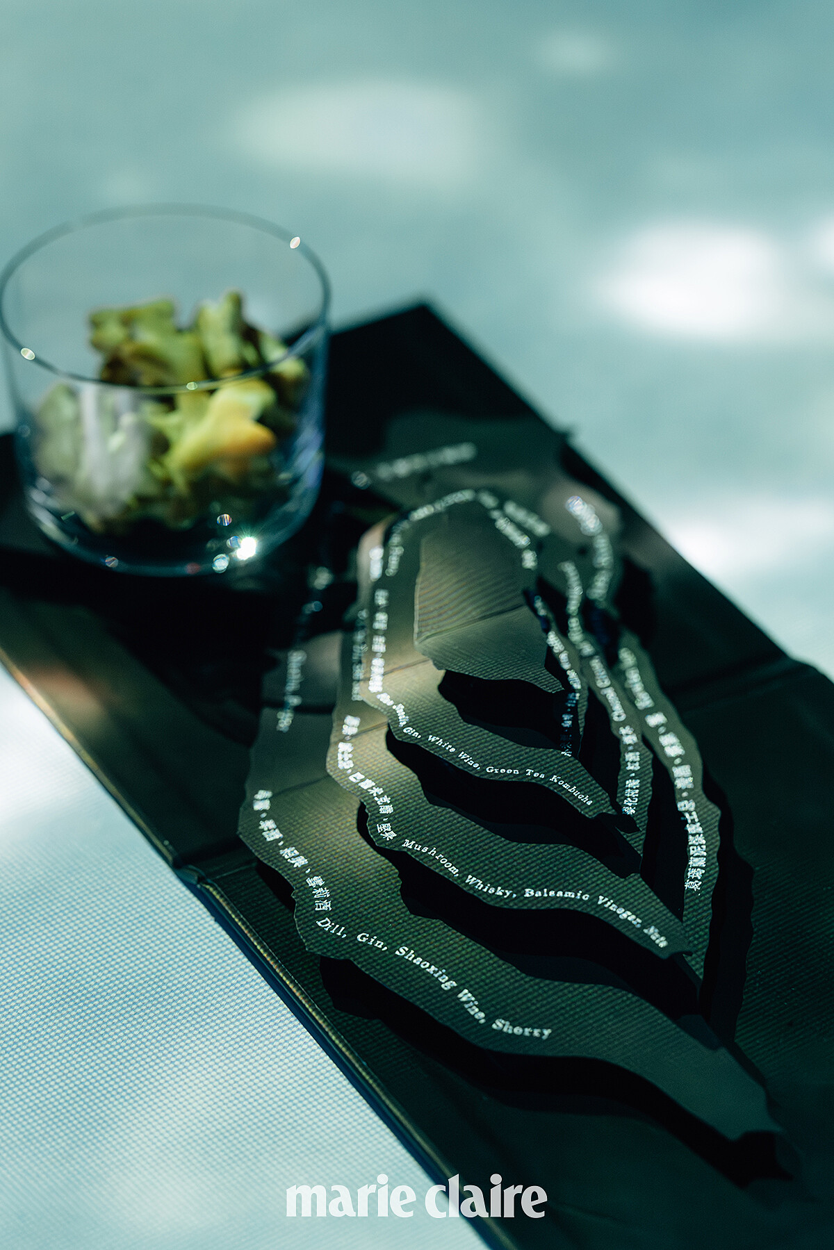 立體的臺灣形狀分為三種層次，每層都對應著不同風味。