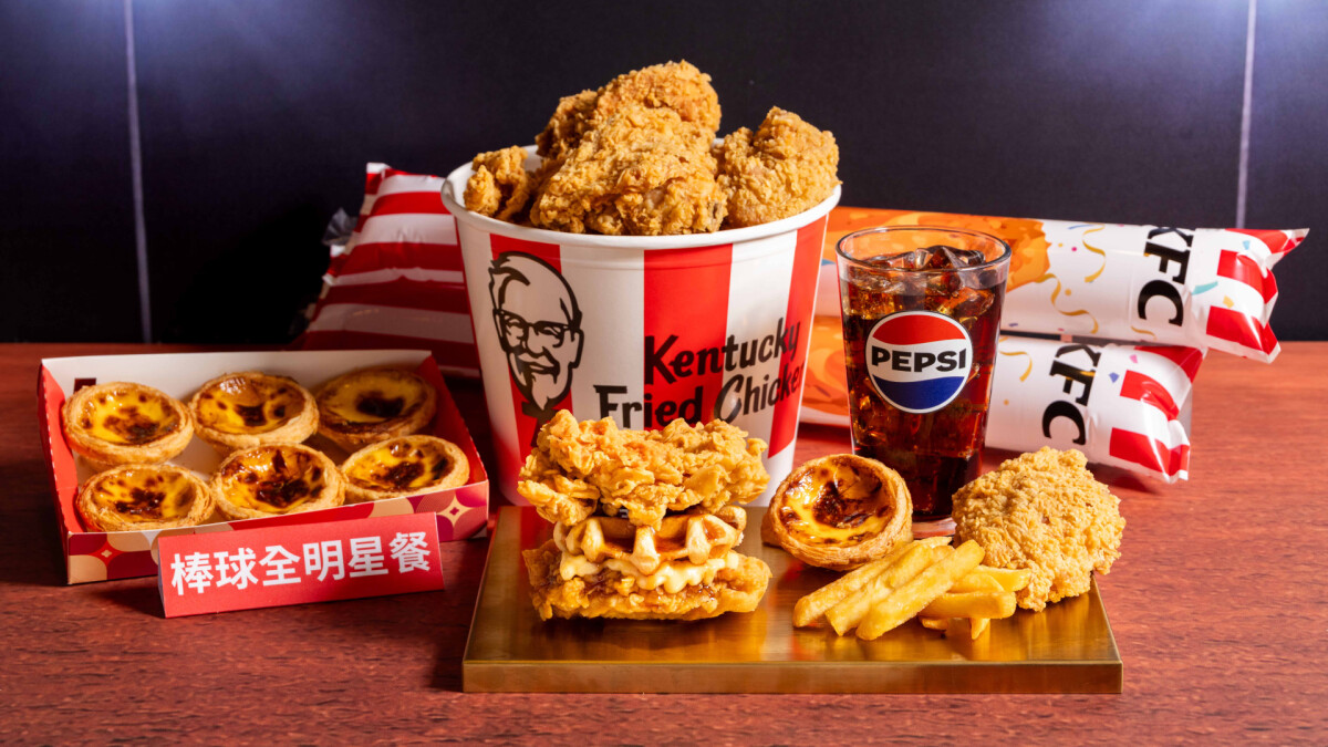 【Threads上紅什麼】肯德基「楓糖鬆餅咔啦肉霸堡」太邪惡！內湖店變身WBC觀賽專區