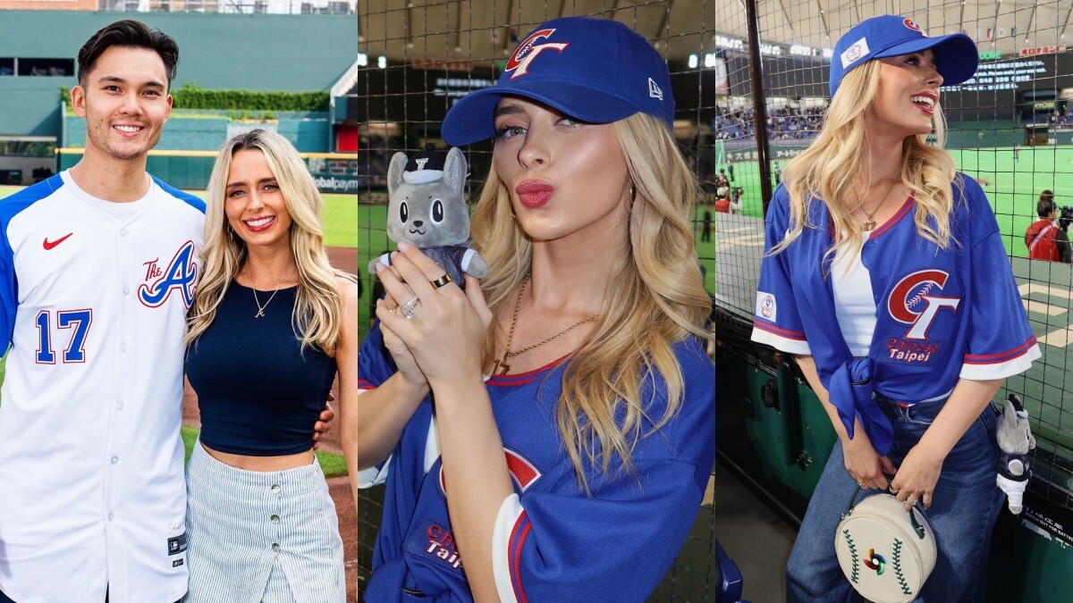 WBC費仔老婆是她！金髮美女Hanna Fairchild私服曝光，場外「棒球女友風」成最美啦啦隊