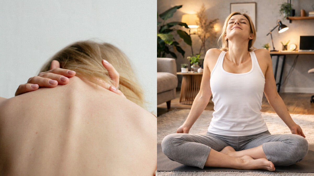 「V字伸展操」每天3分鐘！韓國物理治療師提醒：早上起床小指發麻，可能是頸椎在求救