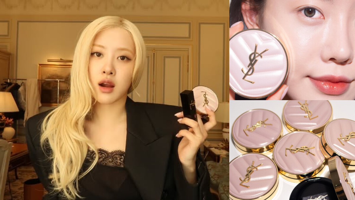 全網熱燒的ROSÉ同款、公認氣墊粉餅界天花板YSL粉氣墊！輕拍零毛孔，再拍遮瑕見原生水光肌，爆改顏值一生推！