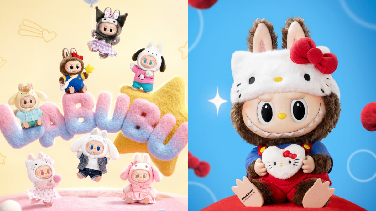 「Labubu x 三麗鷗」重磅聯名必搶！6款角色、隱藏版Kitty盲盒及發售時間搶先看