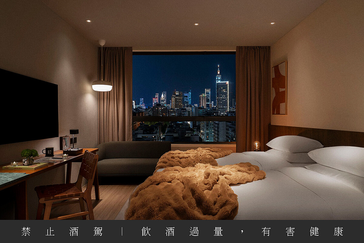 「台北大安伊普索凱悅尚選酒店」微醺專案，最低每晚含稅4,799元起，再贈「Sake-Union-蘊釀台北」單人套票1組。