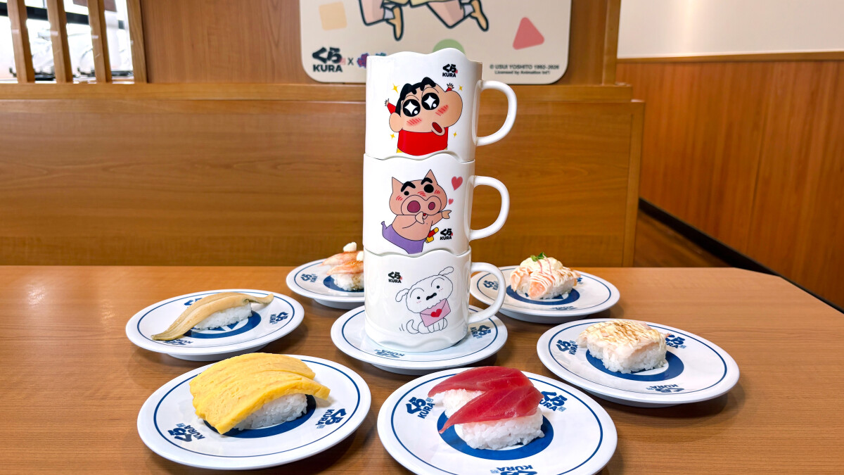 藏壽司Ｘ蠟筆小新最終回！超萌陶瓷疊疊杯、春季限定菜單同步登場