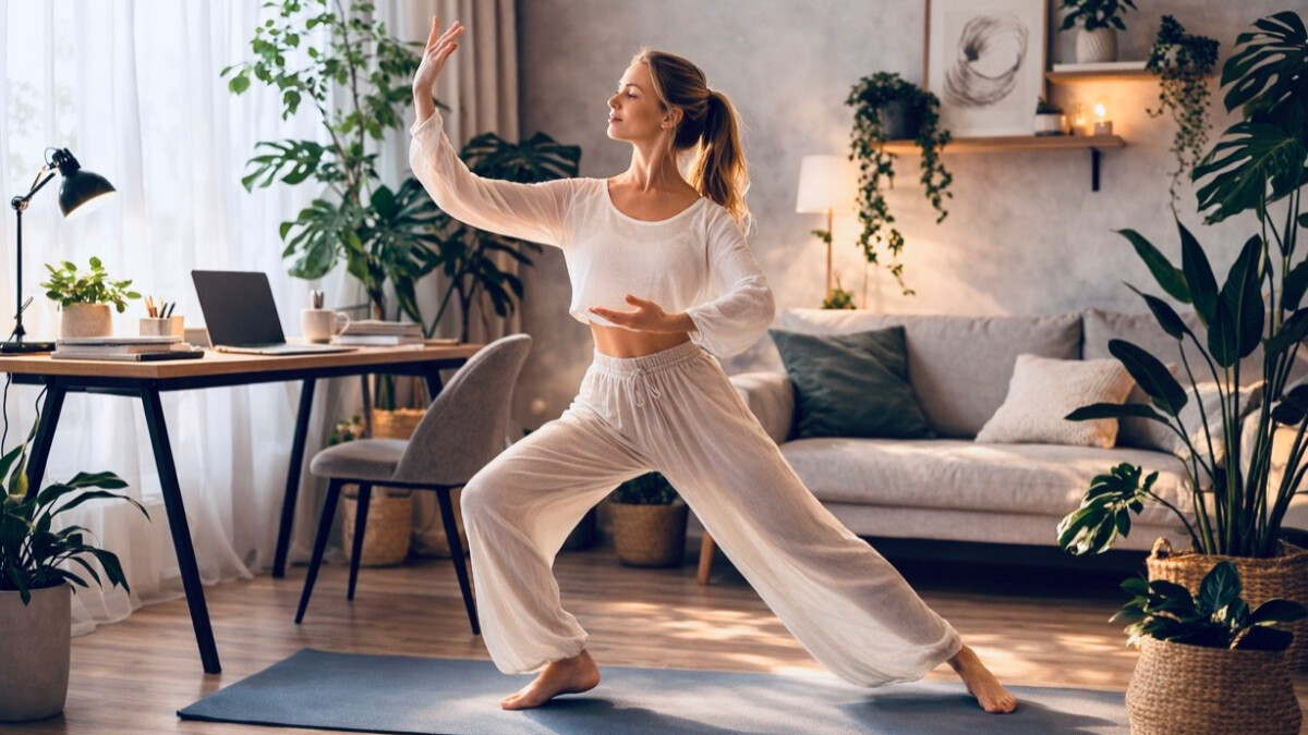 爆紅「太極Tabata」古法燃脂12招：每天20分鐘練出細腰長腿，連氣血循環都變好