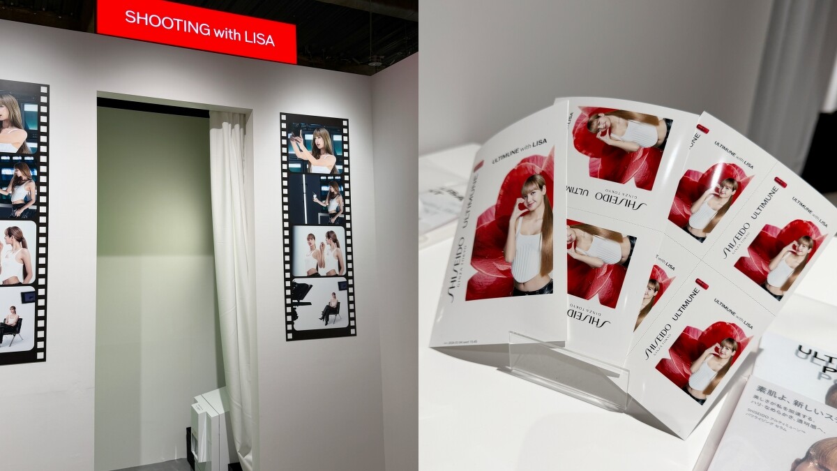 「ULTIMUNE with LISA」快閃店內部。