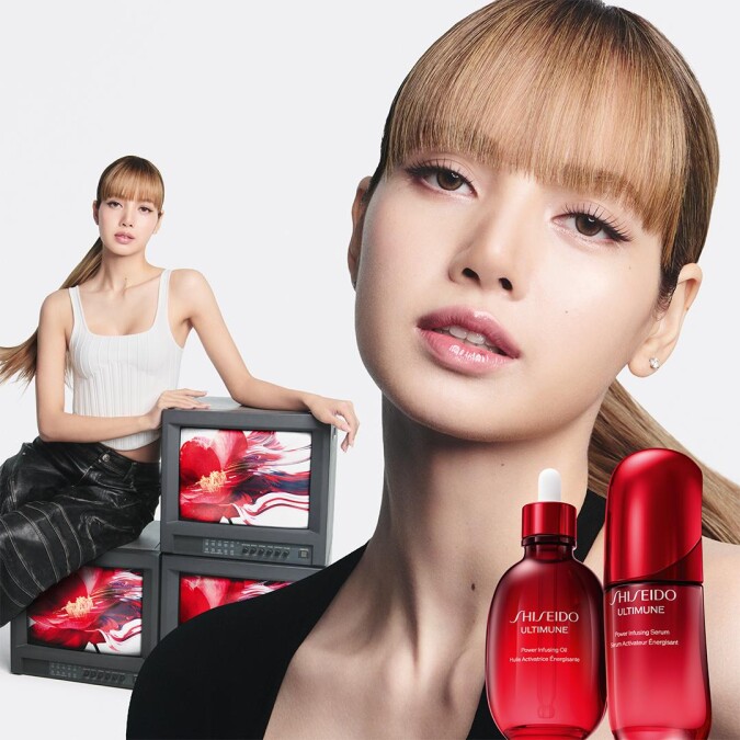 资生堂小红瓶全球代言人Lisa。