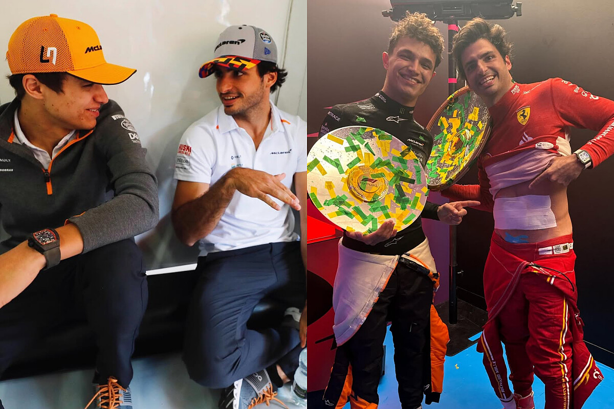 兩人的好交情，就算小卡洛斯・塞恩斯（Carlos Sainz Jr.）轉到法拉利車隊還是一樣濃。