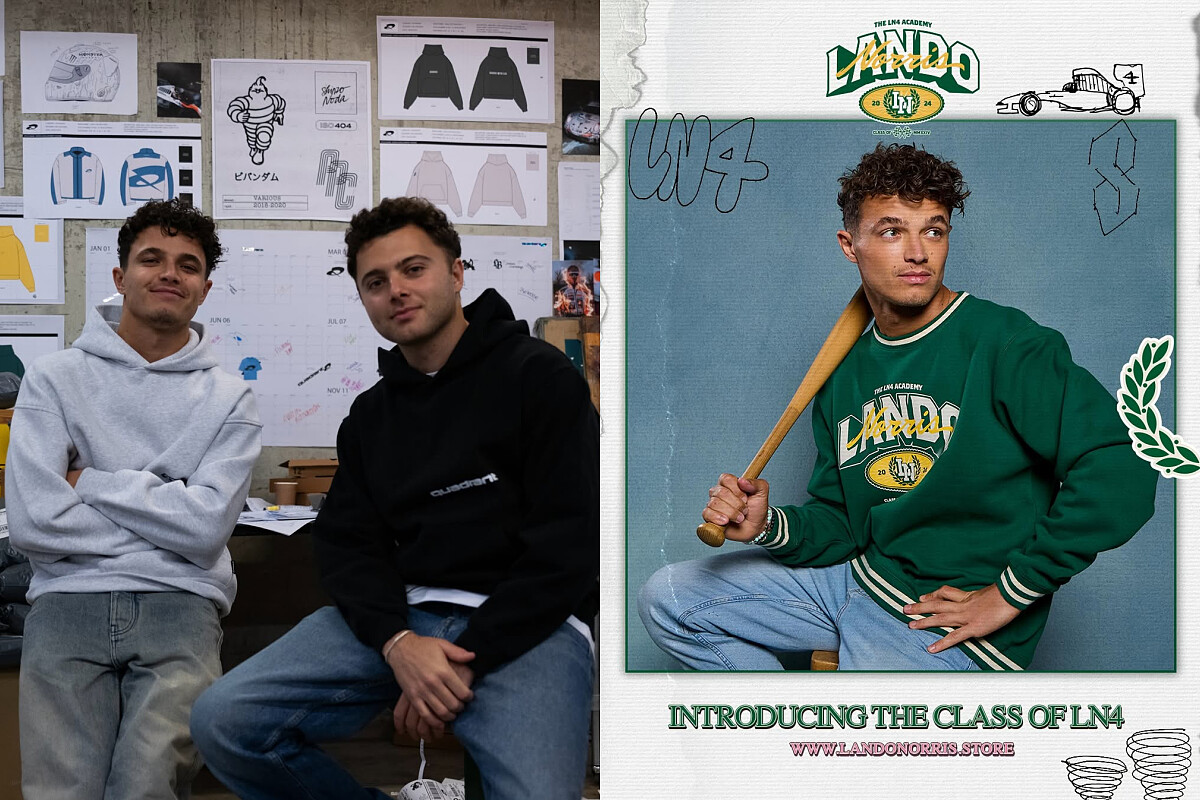 Lando Norris 自己的「LNFour」和「Quadrant」品牌，擁有超高人氣。