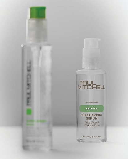 PAUL MITCHELL 超柔細順髮凝露 具有極佳隔熱效果，能幫助快速收緊毛鱗片、減少吹整時間，增添柔細光澤，150ml，NT1,200。