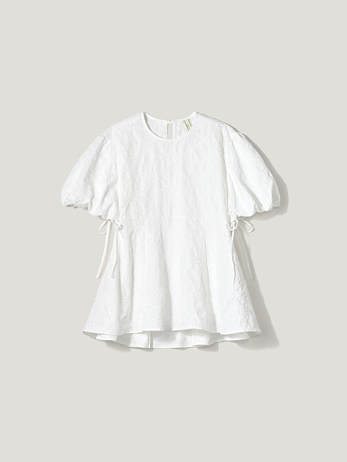 氣球袖長版上衣，NT$990