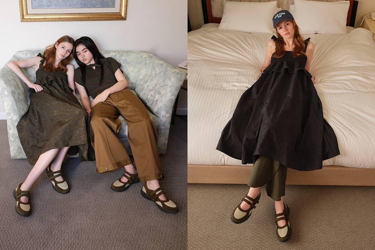 摺飾設計連身裙，NT$1,290