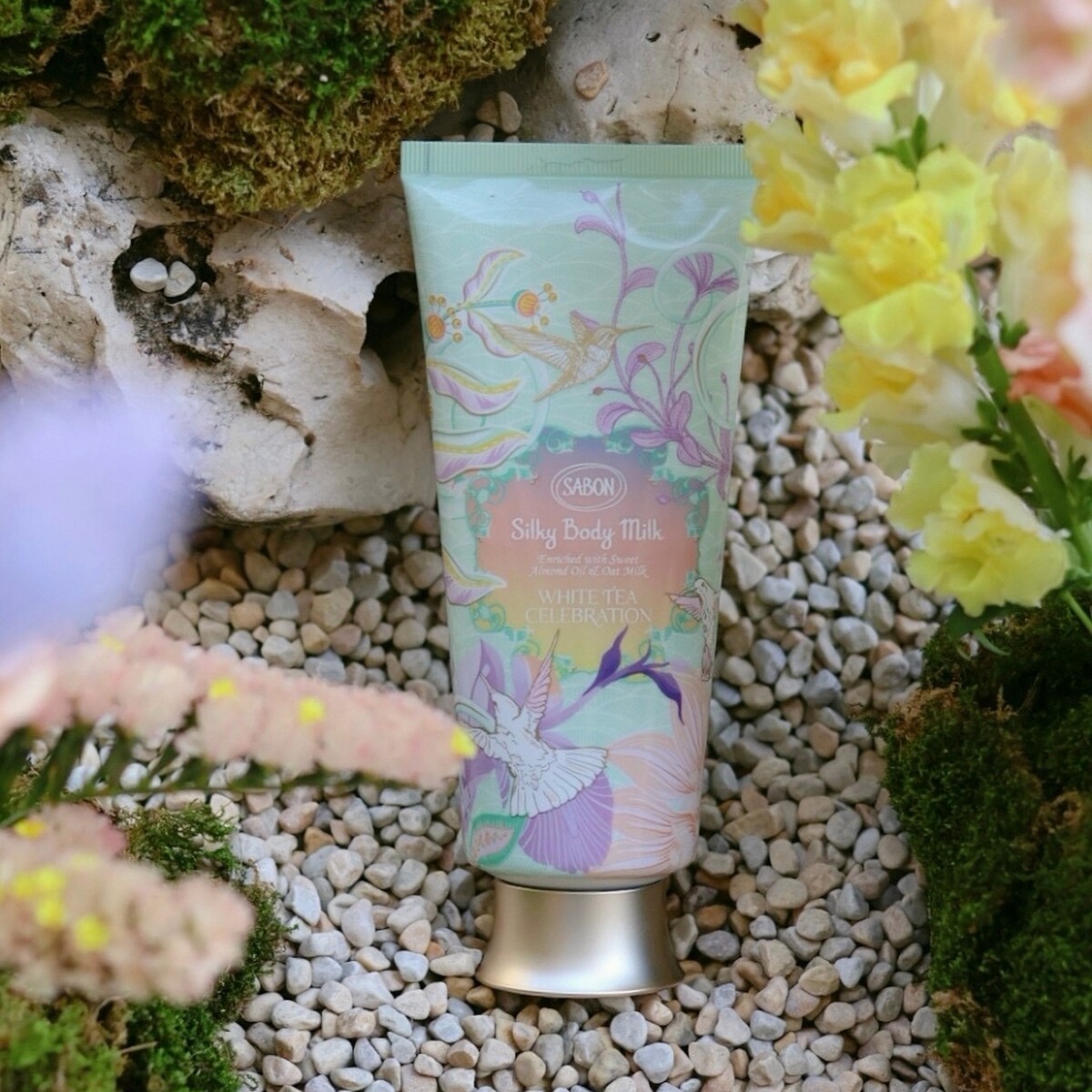 SABON白茶絲綢身體乳液春光限定版200ml，NT1,380