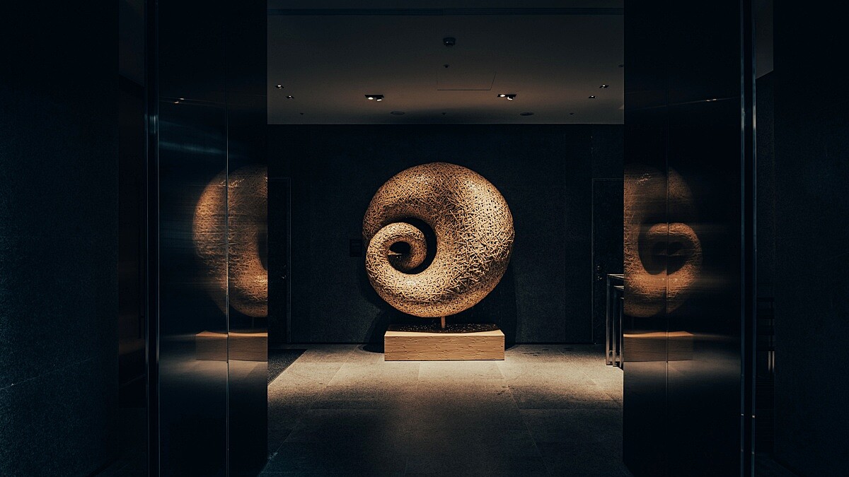 汉来日月行馆艺术品-《日月映辉》