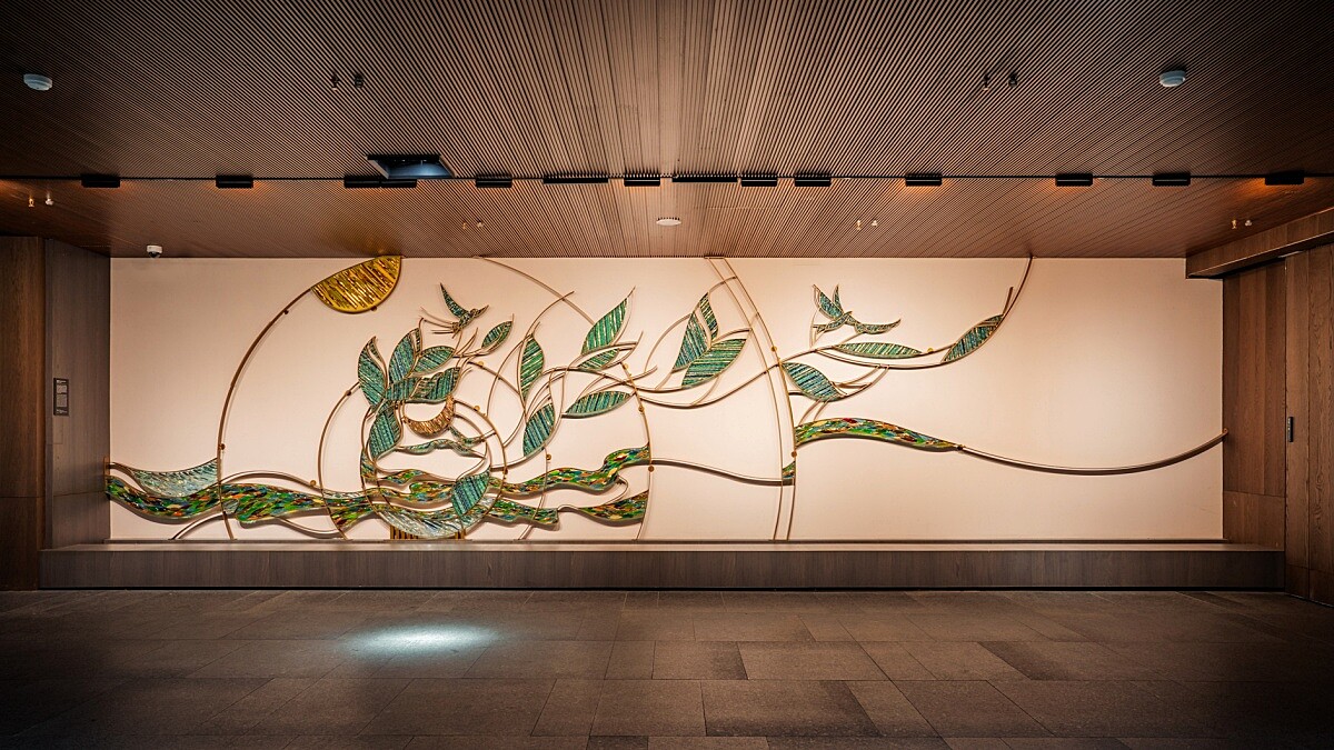 汉来日月行馆艺术品-《蔓蔓日茂》