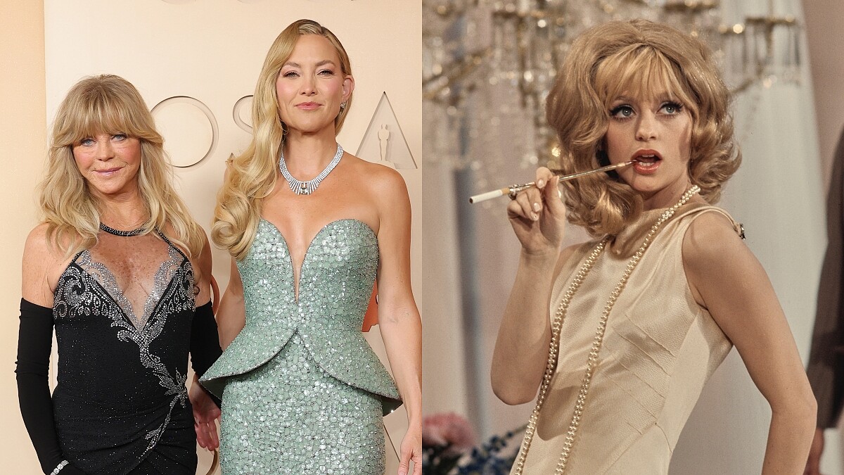 奧斯卡凱特哈德森身邊那位不簡單！80歲傳奇女星歌蒂韓是她媽媽，《捉神弄鬼》紅遍90年代