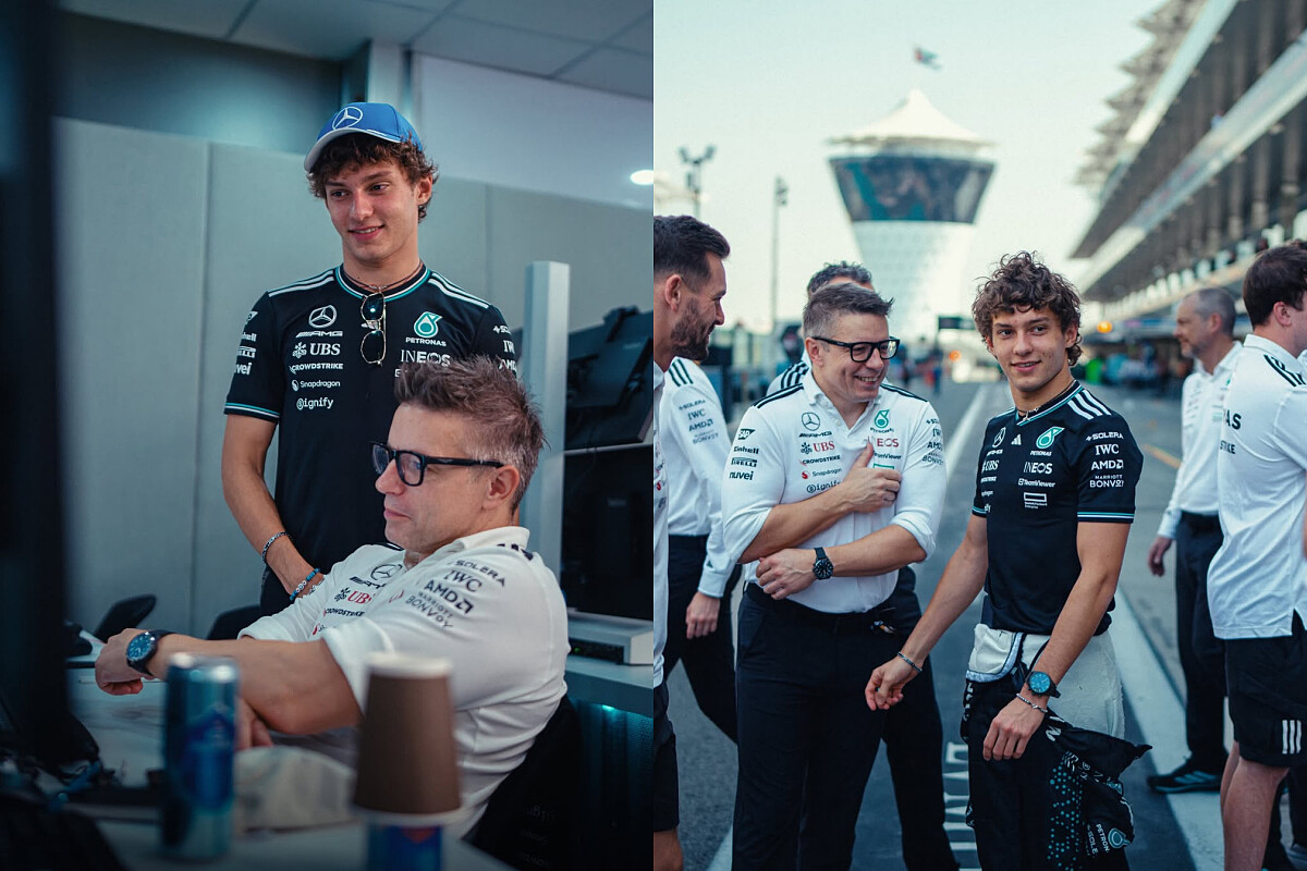 Mercedes F1 車隊的資深賽車工程師 Bono，是 Kimi Antonelli 最強力的賽道後盾。