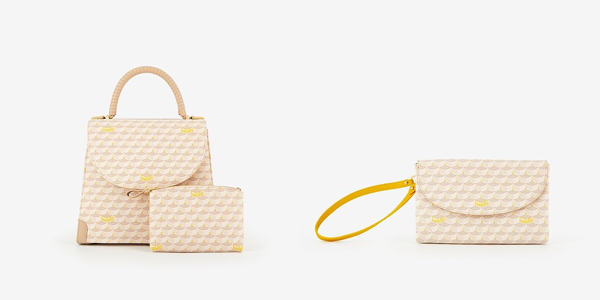 左：FAUREVER BAG、右：FAUREVER ENVELOPE POUCH