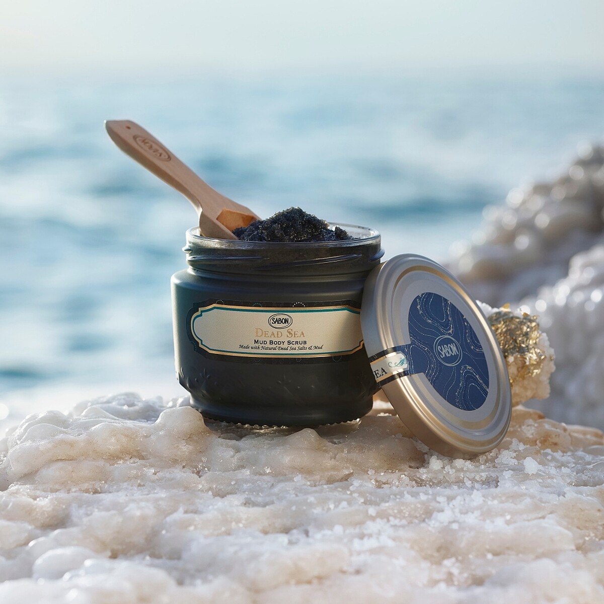 SABON死海黑礦泥身體磨砂膏320g，NT1,680