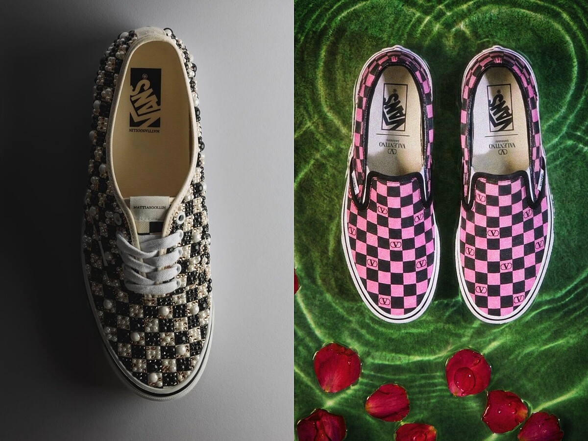 Vans與Valentino、鞋履設計師Mattias Gollin的合作。